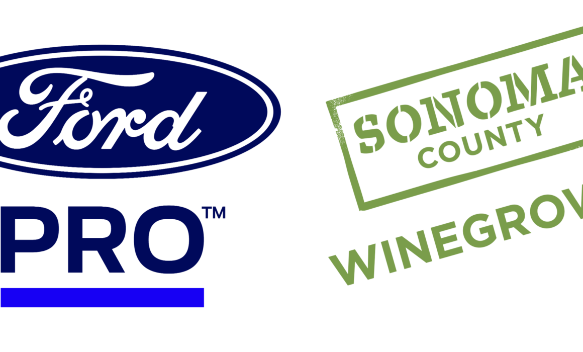 Ford Pro and Sonoma County Winegrowers partnership logo